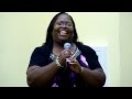 Hope singing Safe In His Arms (Vickie Winans)