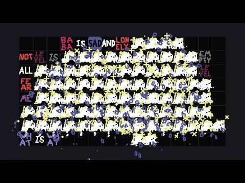 Baba Is You - Level Is Empty and Level Is Not Level