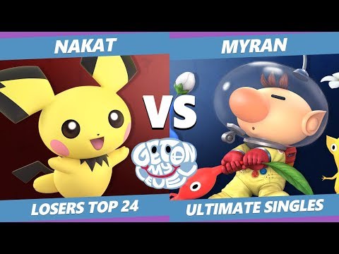 GOML 2019 SSBU - NAKAT (Pichu, Lucina) Vs. Myran (Olimar) Smash Ultimate Tournament Losers Top 24