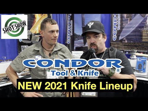 SHOT SHOW 2021  NEW Condor Tool & Knife Lineup