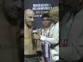 Islam Makhachev and Alex Volkanovski show respect before rematch ? #ufc294 #shorts