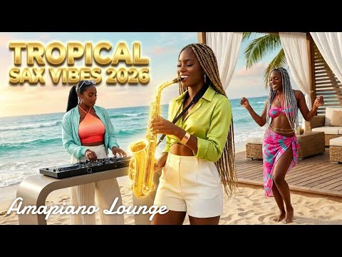 Relaxing Amapiano Lounge Mix | Smooth Saxophone Vibes for Work & Study 9H