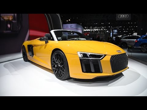 2017 Audi R8 Spyder First Look - 2016 New York Auto Show