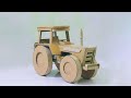 How To Make A Tracktor Diy Tracktor Used Carboard Idea Crafts