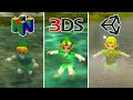 The Legend Of Zelda Ocarina Of Time 1998 N64 Vs 3DS Vs Fan Game Which One Is Better