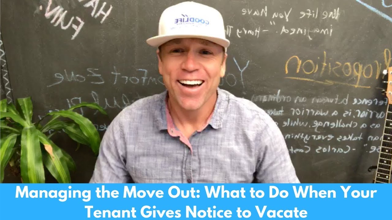Managing the Move Out: What to Do When Your Tenant Gives Notice to Vacate
