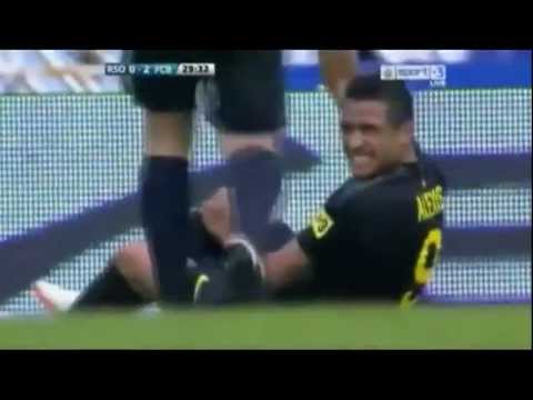 Lesión de Alexis Sanchez en Barcelona (2011) y River (2007)