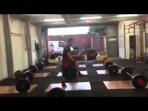 50kg - 100kg squat clean ladder