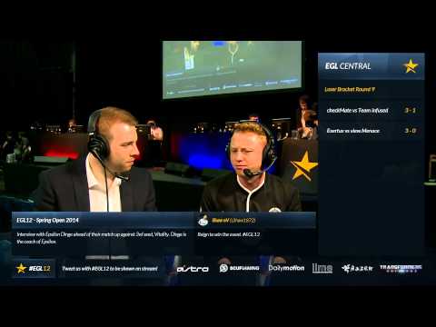 EGL12 Spring Open : Interview with Epsilon Dinge