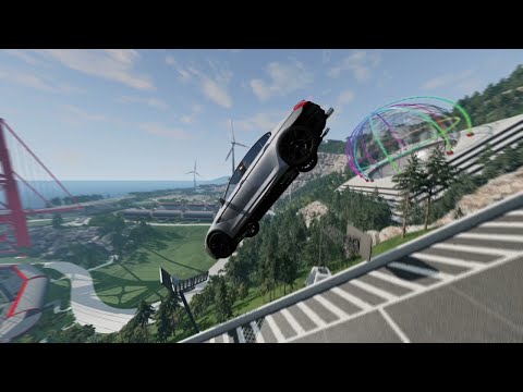 Car Jump Arena 2 FULL Tour & Crash Testing! - BeamNG Mods