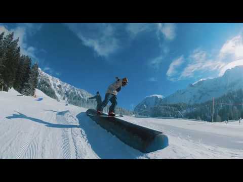 Snowpark Ehrwalder Alm - First Session - Gunfire Snowboard
