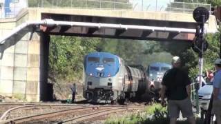preview picture of video 'Amtrak Show at Palmer, MA'