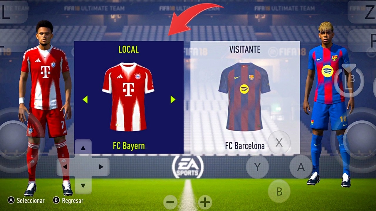 😲 ES INCREIBLE ESTE MOD de FIFA 18 Nintendo Switch Para ANDROID ACTUALIZADO AL 2026 Con MODO CARRERA