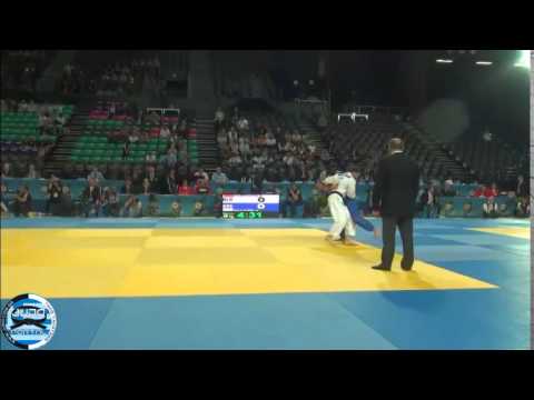 European Judo Championships Montpellier 2014 -66kg SHERSHAN (BLR) - SAVVIDIS (GRE)