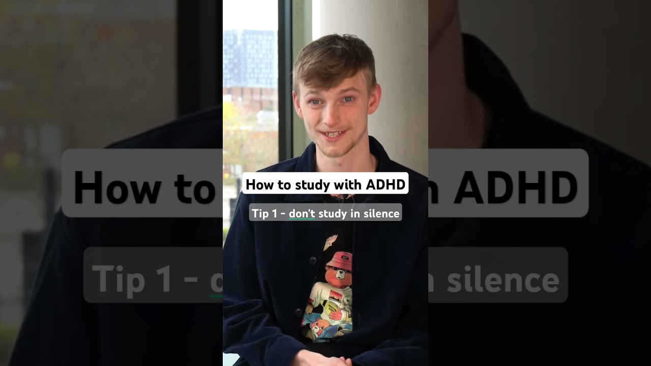 Watch the full video for more study tips for ADHD students - that actually work #adhd #adhdstudytips