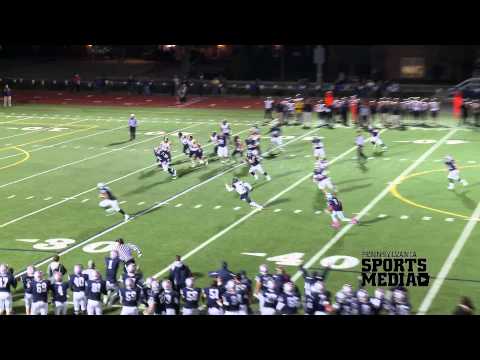 Malvern Prep Football vs Penn Charter 10-25-13  INT- TD