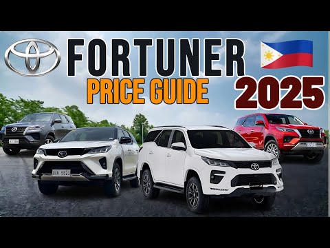 2025 Toyota Fortuner Philippines – Full Variant Guide from G to GR-S