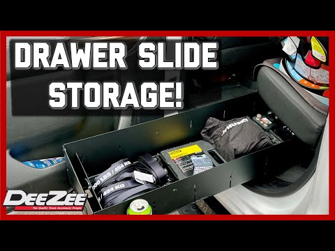 Dee Zee Under Seat Storage Drawer Install Guide and Review DuHa Under Seat Storage Comparison