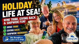 🎄 Holiday Life at Sea | Wine Tribe, Giving Back & Shipwide Cheer 🛳️✨