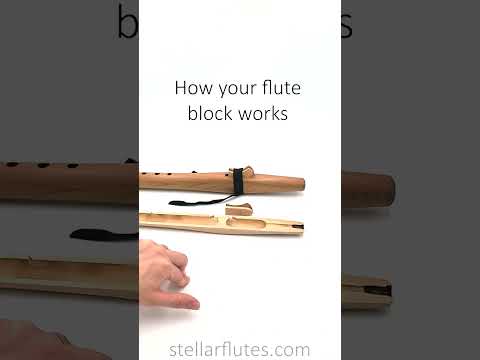 Stellar Native American Style Flutes | How The Flute Block Works On A Stellar Flute