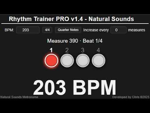 Metronome 203 BPM