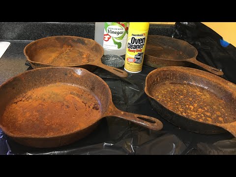 RESTORING CAST IRON PAN