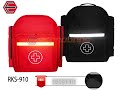 First Aid Medical Backpack Jumbo Phosphor Light Code RKS-910 10