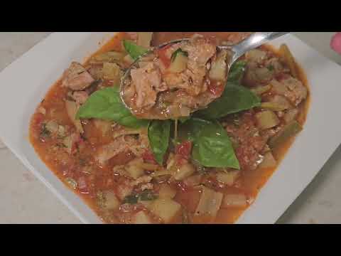 Healthy Homemade Stew with Vegetables & Meat Traditional Slovenian Stew Recipe | Easy One-Pot Dinner