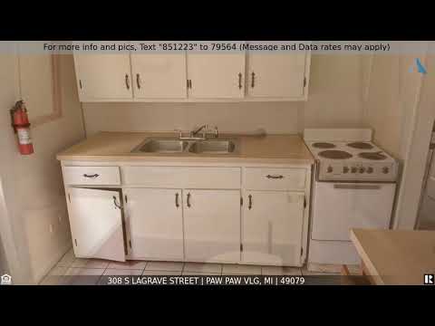 Priced at $188,900 - 308 S Lagrave Street, Paw Paw Vlg, MI 49079