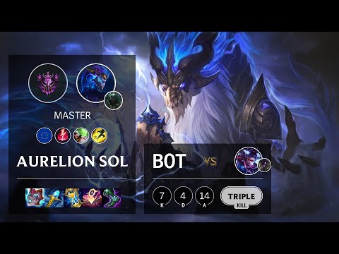 Aurelion Sol Bot vs Vayne - EUW Master Patch 10.25b