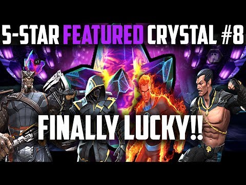 5-Star Featured Crystal Opening #8 - FINALLY LUCKY!!! - Marvel Contest of Champions