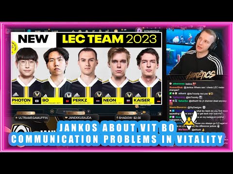 Jankos About VIT BO Communication Problems in Vitality