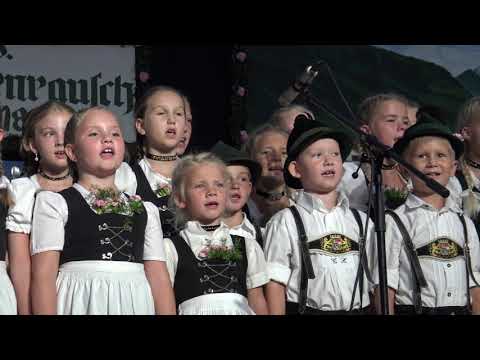 120JÄHRIGE JUBILÄUM-TRACHTENFEST IN ROSSHOLZEN - Kinder singen am Heimatabend