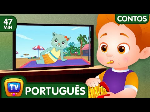 ChaCha Assiste Muita TV (ChaCha Watches Too Much TV) - Histórias De Ninar - ChuChuTV Coleção