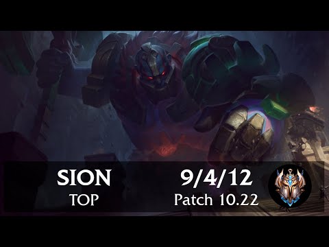 Sion Top vs Yone | Pinoy Challenger Replay Patch 10.22