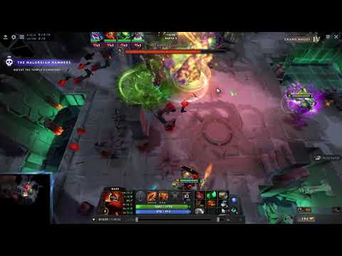 Aghanim's Labyrinth Grand Magus Viper Solo Carry Last Boss (win)