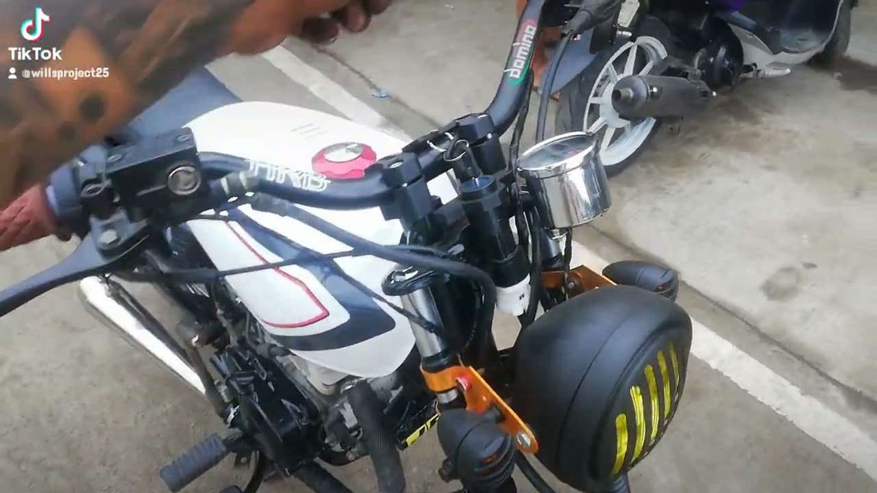 ct100 bajaj caferacer finish #bajaj #willsproject #ct100#caferacerstyle