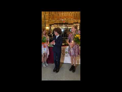 Karolina Protsenko (11 yrs) - With Angelica Hale & Kayden Kelly after their concert (Mar 11, 2020)