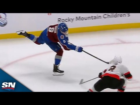 Avalanche's Cale Makar Wires Home Wicked Wrist Shot To Chase Senators' Leevi Merilainen