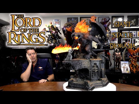 Prime 1 Studio LORD OF THE RINGS GANDALF VS BALROG STATUE Review