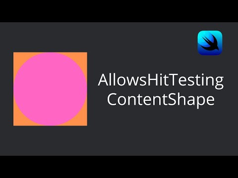 SwiftUI - AllowHitTesting in SwiftUI | How To Disable Interaction in SwiftUI | Content Shape SwiftUI