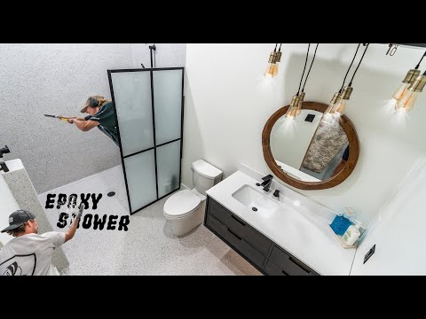 GIANT Shower Renovation | Master Bath Epoxy Coating