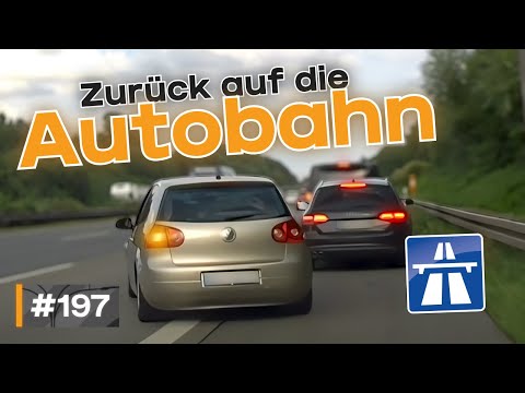 Sliden auf Autobahn, Gaffen nach Unfall und Drift im Kreisverkehr | #GERMAN #DASHCAM | #197