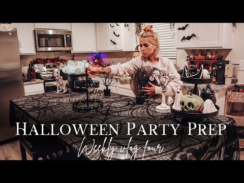 Halloween Party Prep | October Daily Vlogs Week 4