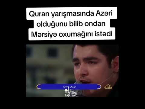 Quran yarismasi  Azerbaycanli istrakci  Zeynəb Zeynəb mersiyəsi