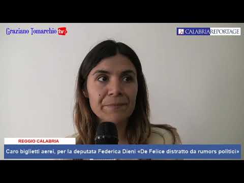 Reggio Calabria: caro biglietti aerei, per la Dieni «De Felice distratto da rumors politici»