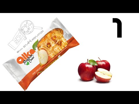 Alka Prajitura Casei - Cake with Candied Apple (60g) 🍎🇷🇴 [Judgment Day: 0001]