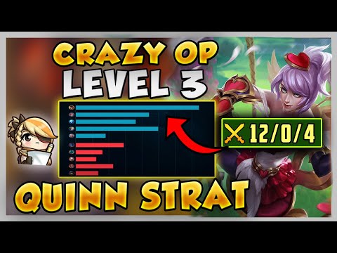 THIS QUINN STRATEGY WILL WIN YOU *ANY* GAME BY LEVEL 3 GUARANTEED (PERFECT GAME) - League of Legends