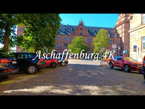 Aschaffenburg 4K Driving Tour Alemanha
