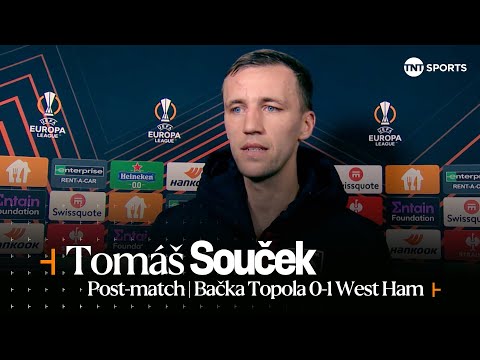 "IT WAS A DIFFICULT GAME" ⚒️ | Tomáš Souček | Bačka Topola 0-1 West Ham | Europa League
